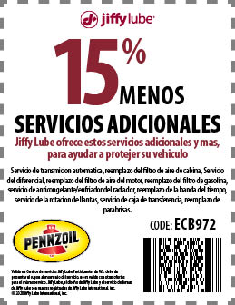 jiffy lube coupon